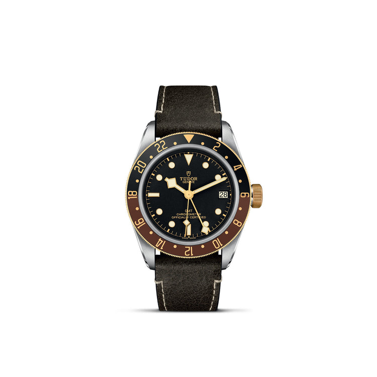 |ブラックベイ GMT S&G|41mm|スチール製ケース||マニュファクチュールキャリバー|5年間保証||200m防水|約70時間パワーリザーブ|