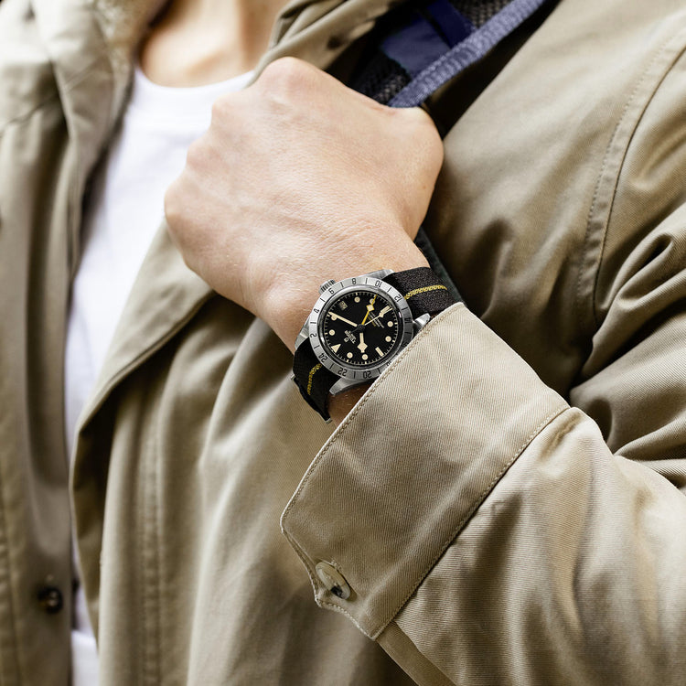 |BLACK BAY PRO|39mm|スチール製ケース||機械式自動巻ムーブメント|5年間保証||200m防水|約70時間パワーリザーブ|