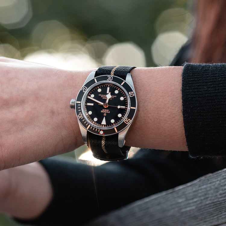 |ブラックベイ 58|39mm|スチール製ケース||マニュファクチュール キャリバー|5年保証||200m防水|約70時間パワーリザーブ|