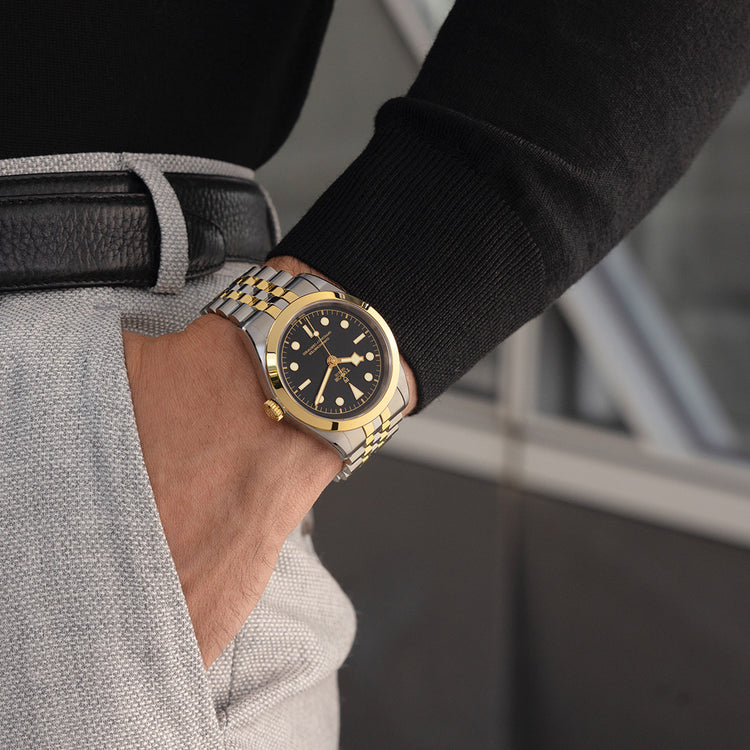 ｜BLACK BAY ONE S&G｜41mm｜スチール製ケース｜｜マニュファクチュール キャリバー｜5年間保証｜｜100m防水｜約70時間パワーリザーブ｜