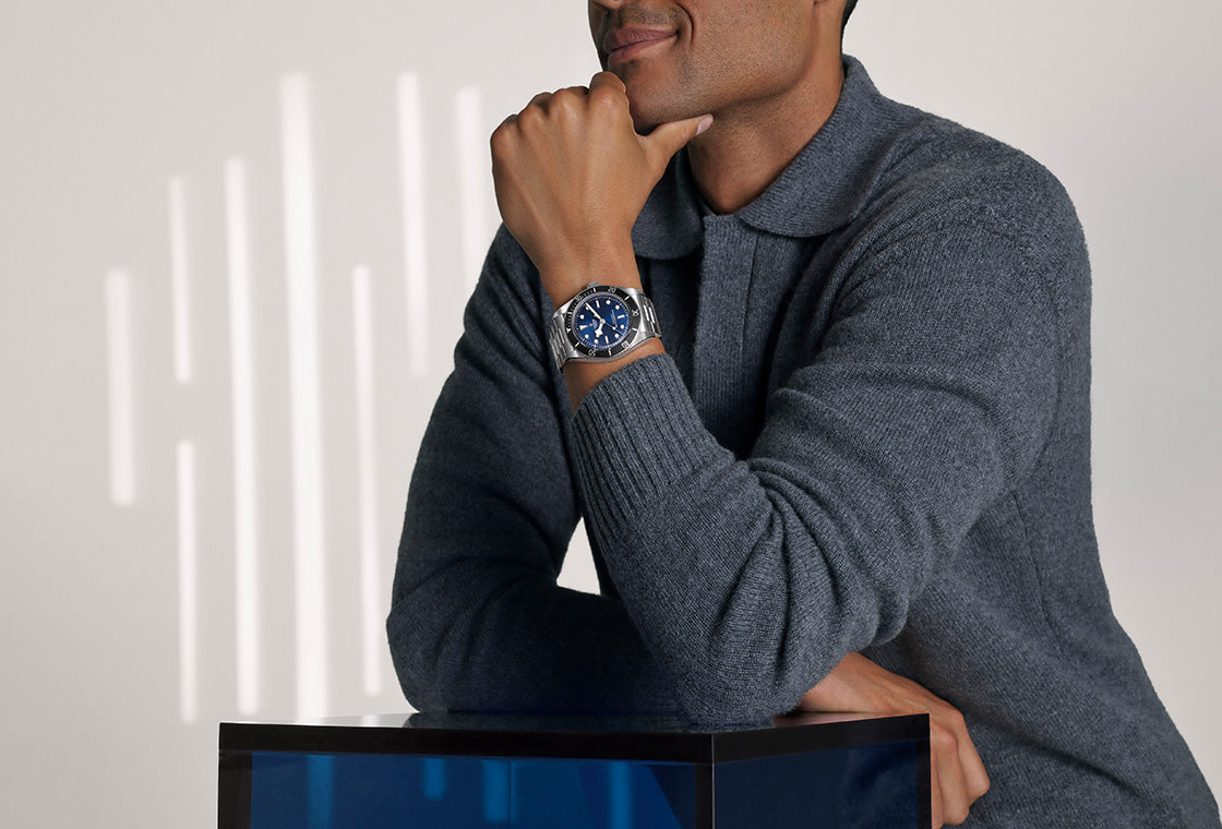 L.G.B. スカルパターン タンクトップ ネイビー チューダー BLACK BAY（ブラックベイ）コレクション| TUDOR 公式通販